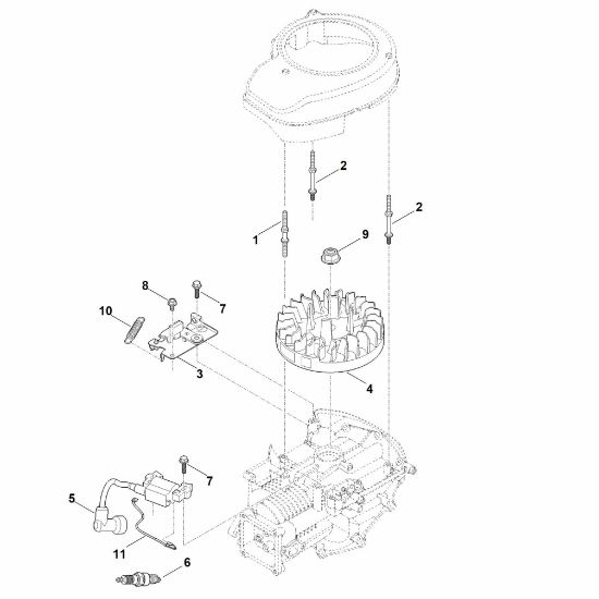 Imagen de I - Sistema de encendido, rueda volante EVC 200.2 (EVC200-0003)