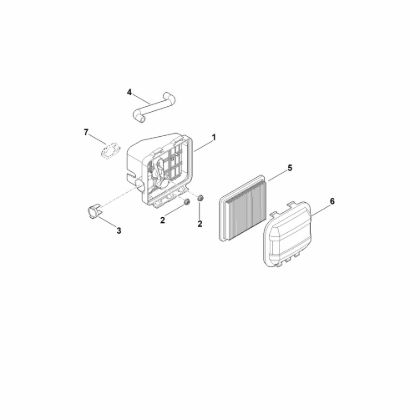 Imagen de B - Filtro de aire EVC 200.3 (EVC200-0007)