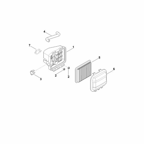 Imagen de B - Filtro de aire EVC 200.3 (EVC200-0007)