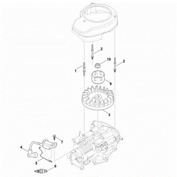 Imagen de I - Sistema de encendido, rueda volante EVC 200.3 C (EVC200-0005)