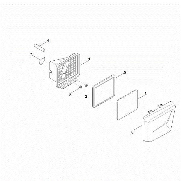Imagen de B - Filtro de aire EVC 300.0 (EVC300-0001)