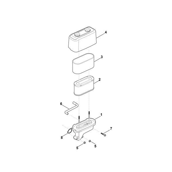 Imagen de B - Filtro de aire EVC 4000.0 (EVC4000-0001)