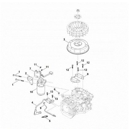 Imagen de D - Sistema de encendido, motor de arranque, rueda volante EVC 4000.1 (EVC4000-0003)