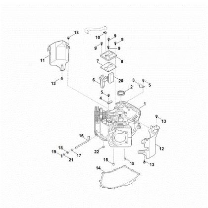 Imagen de E - Cárter del cigáeáal EVC 7000.0 (EVC7000-0001)