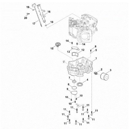 Imagen de J - Engranaje regulador, cárter de aceite EVC 7000.0 (EVC7000-0001)