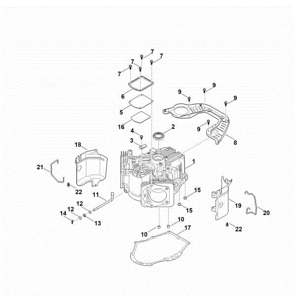 Imagen de E - Cárter del cigáeáal EVC 8000.0 (EVC8000-0001)