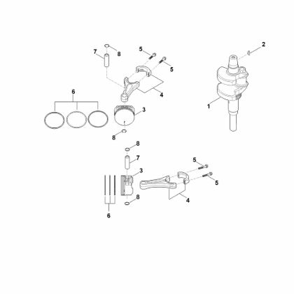 Imagen de F - Cigáeáal, pistones EVC 8000.0 (EVC8000-0001)