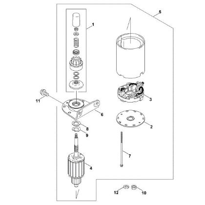 Imagen de L - Motor de arranque FH381V-AS51