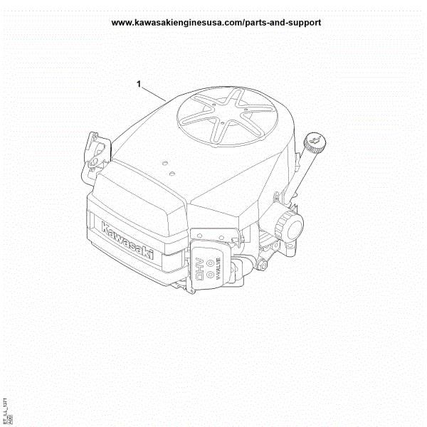 Imagen de A - Motor completo FH580V-AS51