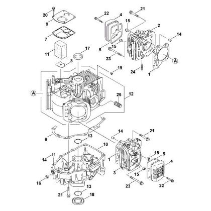 Imagen de B - Cilindro FH580V-AS51