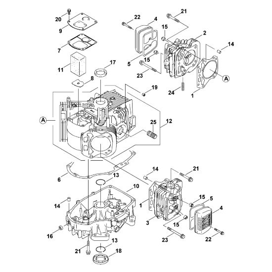 Imagen de B - Cilindro FH580V-AS51