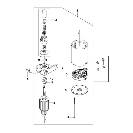 Imagen de L - Motor de arranque FH580V-AS51