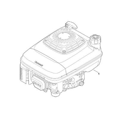 Imagen de A - Motor completo FJ180V-AM58
