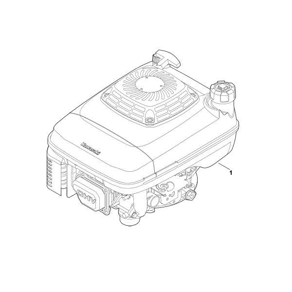 Imagen de A - Motor completo FJ180V-AM58
