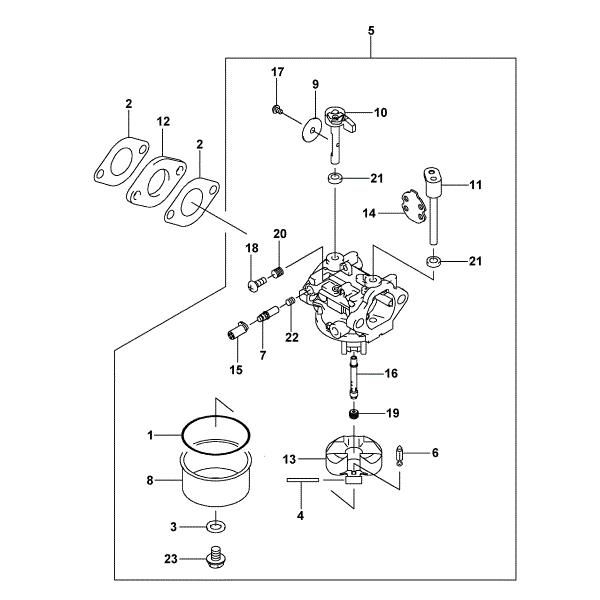 Imagen de I - Carburador FJ180V-AM58