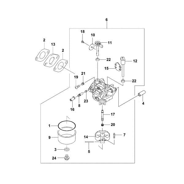 Imagen de I - Carburador FJ180V-AM80
