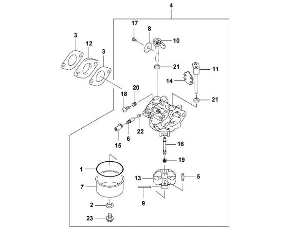Imagen de I - Carburador FJ180V-AS51