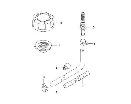 Imagen de K - Tuberà­a de combustible/ filtro FJ180V-BS51
