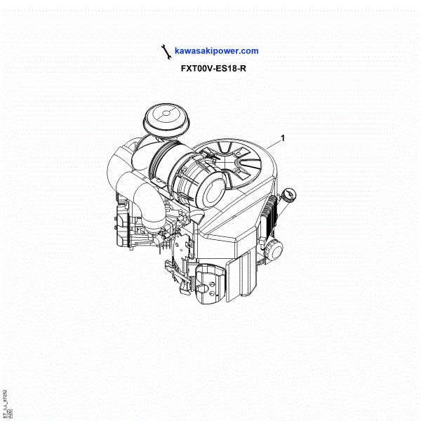 Imagen de A - Piezas de recambio del motor FXT00V-ES18-R