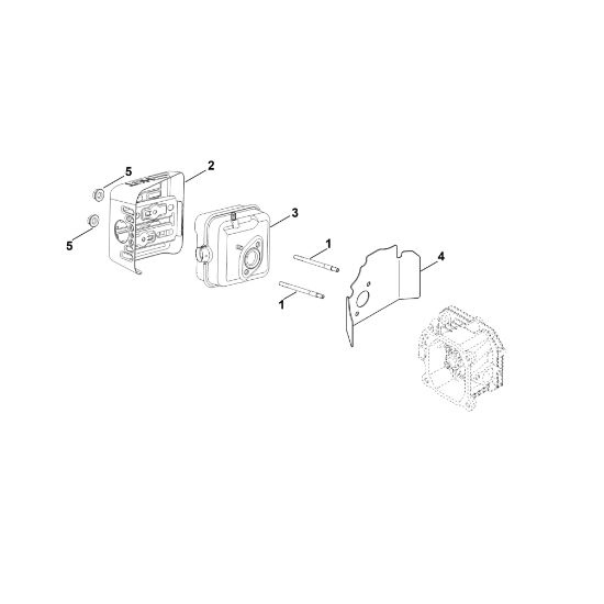 Imagen de F - Tubo de escape HD775 (HD775-3024)