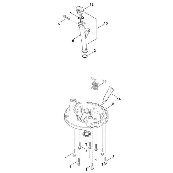 Imagen de J - Sistema de lubricacián, cárter de aceite HD775 (HD775-3025)
