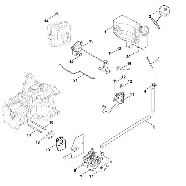 Imagen de G - Carburador, tuberà­a de combustible HD775 (HD775-3026)
