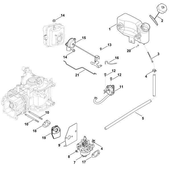 Imagen de G - Carburador, tuberà­a de combustible HD775 (HD775-3027)