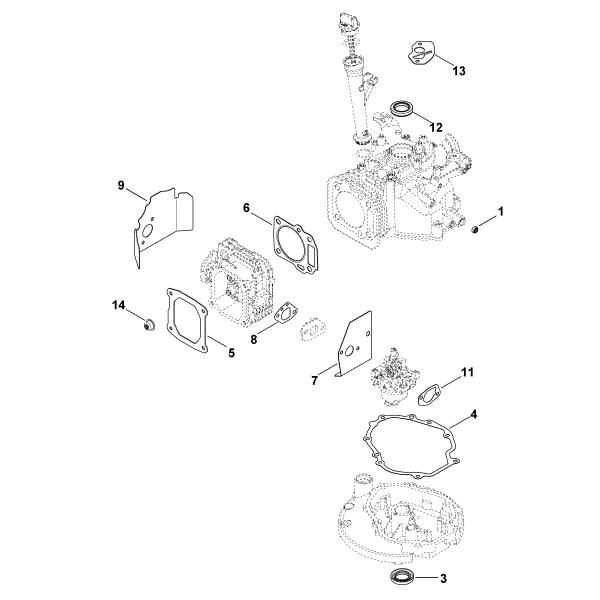 Imagen de H - Juego de juntas XT-6 (XT149-0213)