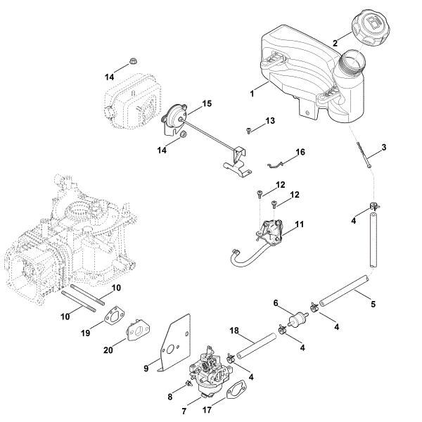 Imagen de G - Carburador, tuberà­a de combustible XT-6 (XT149-0213) (2011)