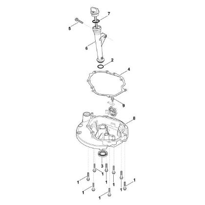 Imagen de J - Sistema de lubricacián, cárter de aceite XT-6 (XT149-0213) (2011)