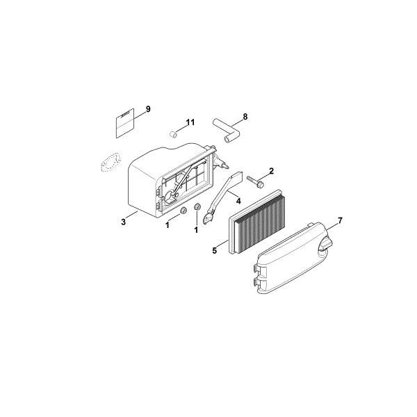 Imagen de B - Filtro de aire XT-675 (XT675-2019)