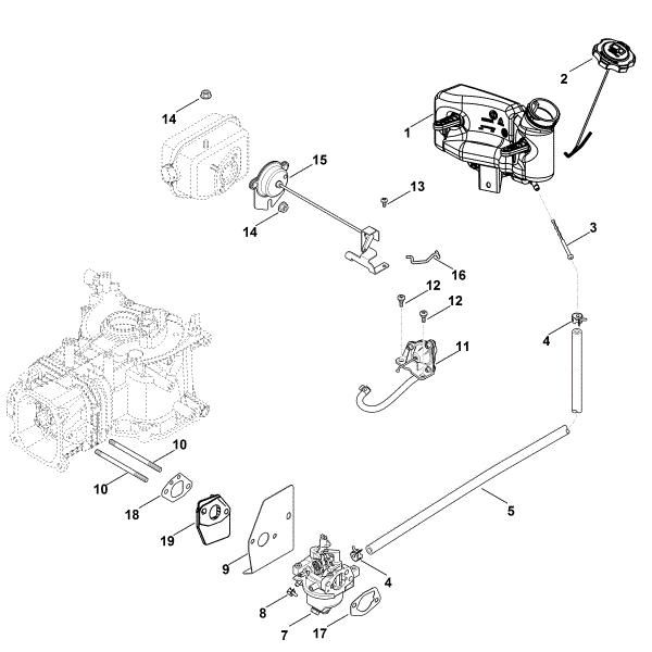 Imagen de G - Carburador, tuberà­a de combustible XT-675 (XT675-2019)