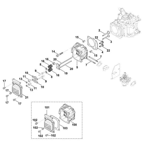 Imagen de I - Sombrerete de válvula, Válvulas XT-675 (XT675-2046)