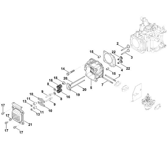 Imagen de I - Sombrerete de válvula, Válvulas XT-675 (XT675-2047)