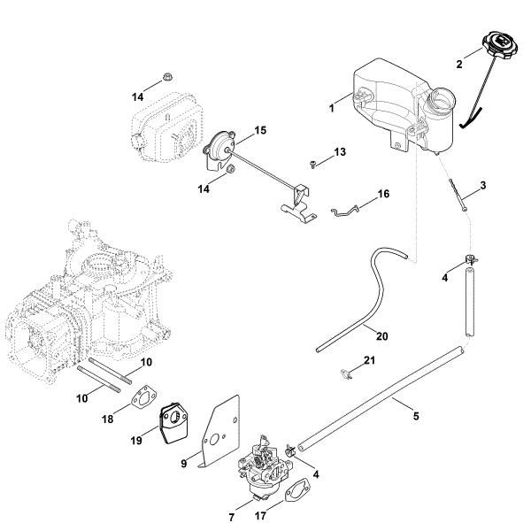 Imagen de G - Carburador, tuberà­a de combustible XT-675 (XT675-3069)