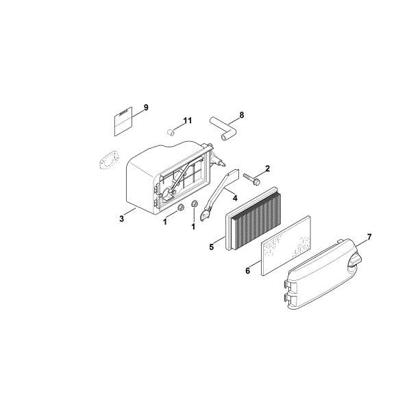 Imagen de B - Filtro de aire XT-675 (XT675-3109)