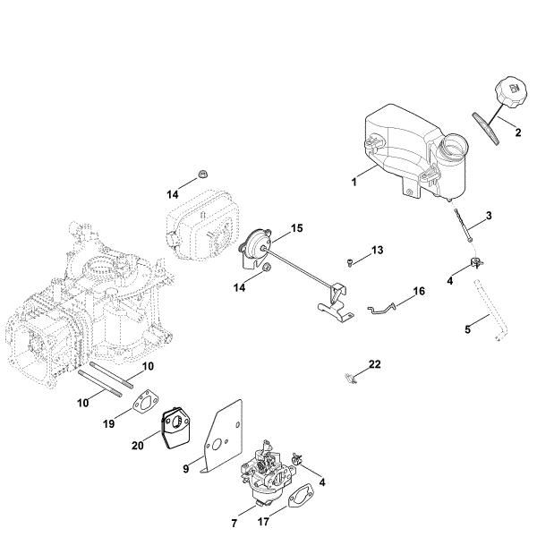 Imagen de G - Carburador, tuberà­a de combustible XT-675 (XT675-3109)