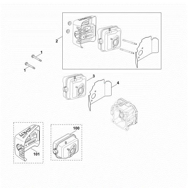 Imagen de F - Tubo de escape XT-800 (XT800-0032)