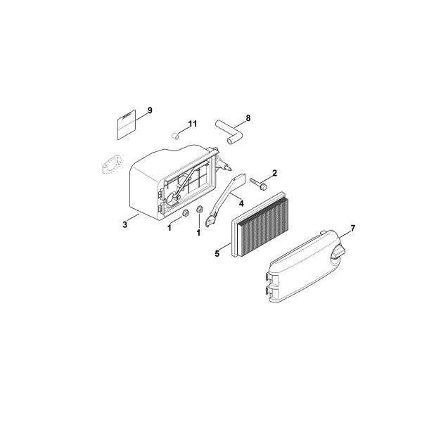Imagen de B - Filtro de aire XT-800 (XT800-0036)