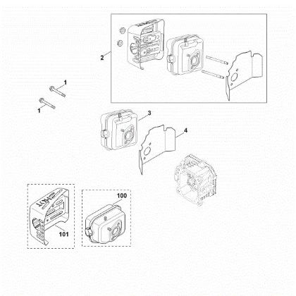Imagen de F - Tubo de escape XT-800 (XT800-0036)