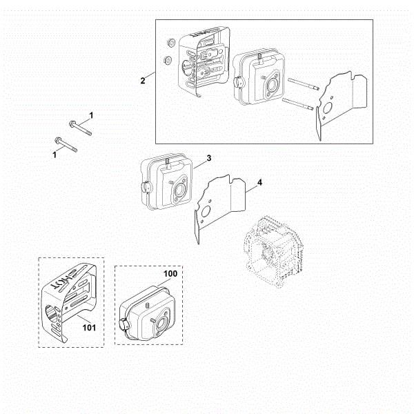 Imagen de F - Tubo de escape XT-800 (XT800-0036)
