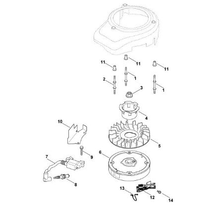Imagen de J - Sistema de encendido XT-800 (XT800-0036)
