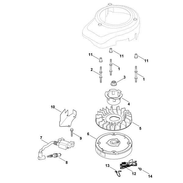 Imagen de J - Sistema de encendido XT-800 (XT800-0036)