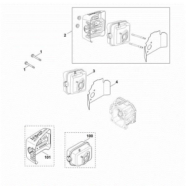 Imagen de F - Tubo de escape XT-800 (XT800-2052)