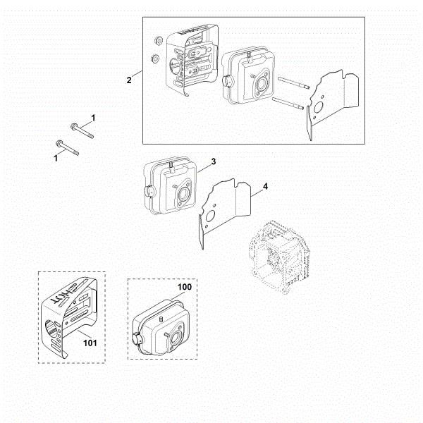 Imagen de F - Tubo de escape XT-800 (XT800-2053)