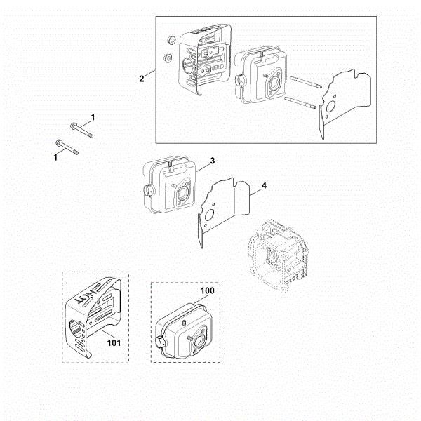 Imagen de F - Tubo de escape XT-800 (XT800-3087)
