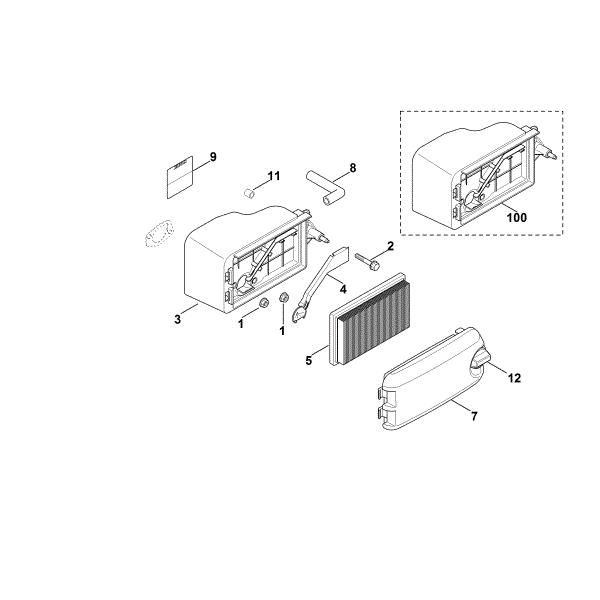 Imagen de B - Filtro de aire XT-800 (XT800-3088)