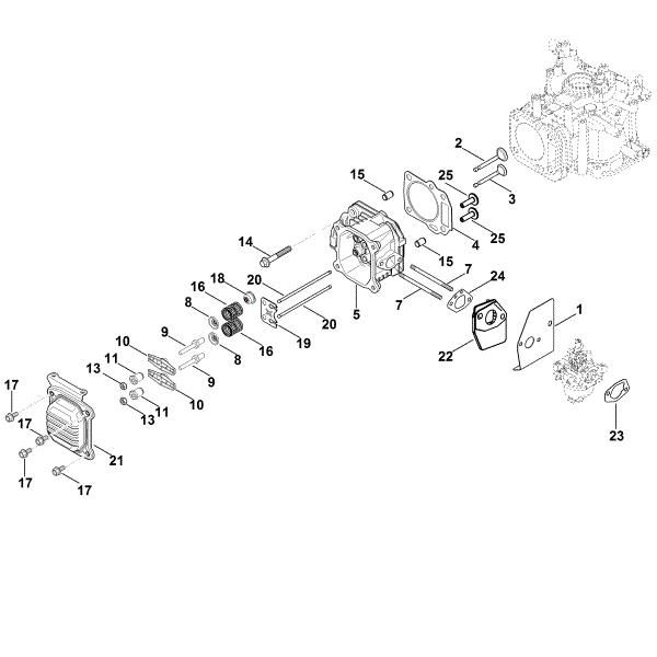 Imagen de I - Sombrerete de válvula, Válvulas XT-800 (XT800-3089)