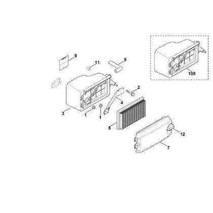Imagen de B - Filtro de aire XT-800 (XT800-3090)