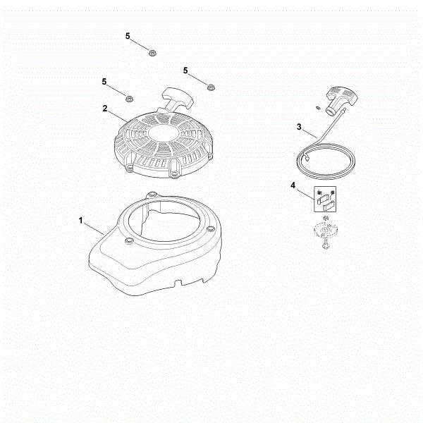 Imagen de K - Tapa del ventilador, dispositivo de arranque XT-800 (XT800-3090)